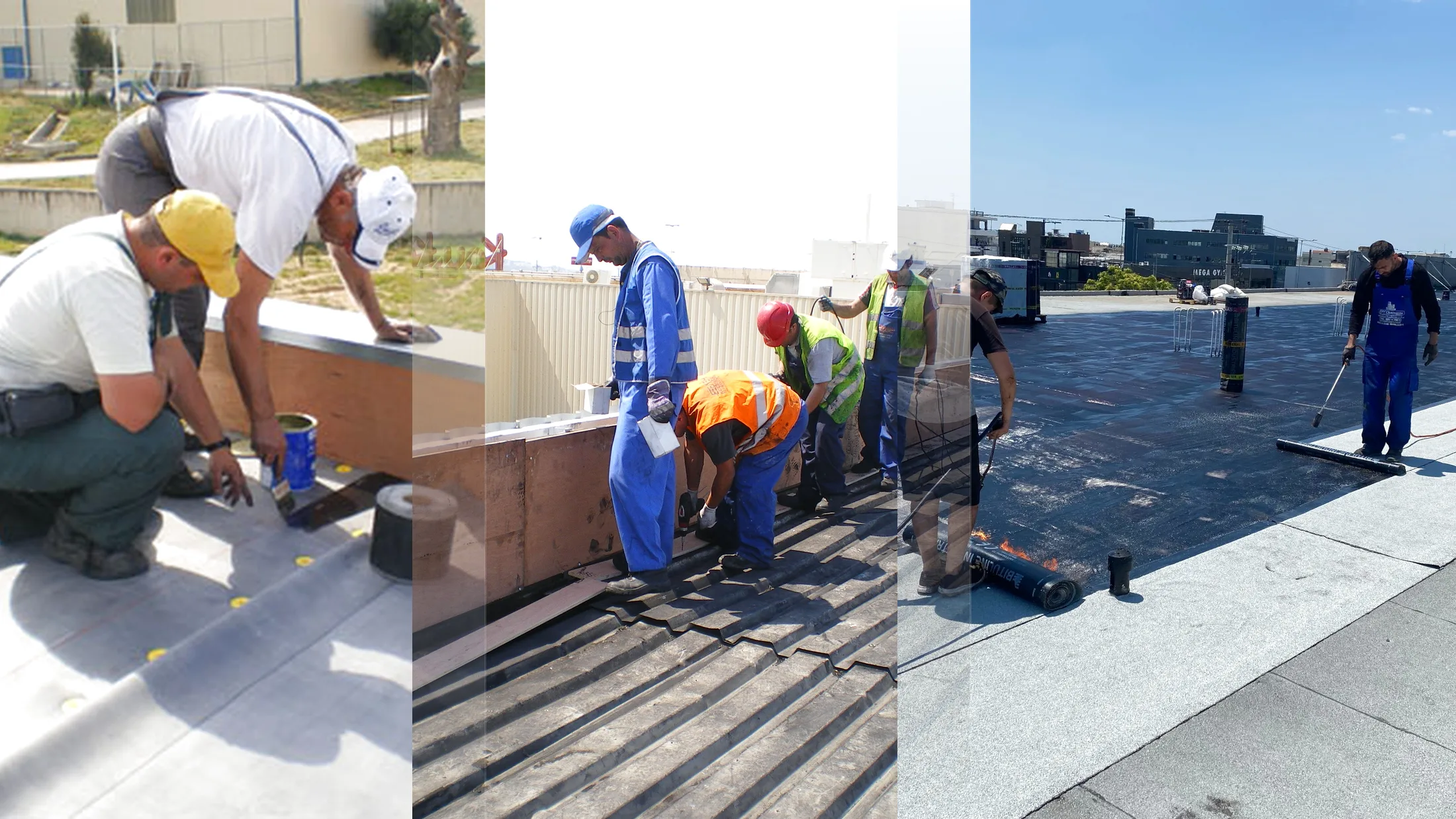 Σύνθεση συστημάτων στεγανοποίησης με EPDM, PVC/TPO και ασφαλτικές μεμβράνες από την Εργομόνωση